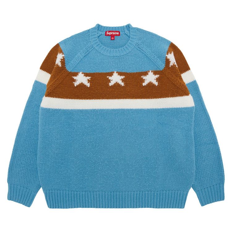 Supreme Stars Sweater 'Dusty Blue'