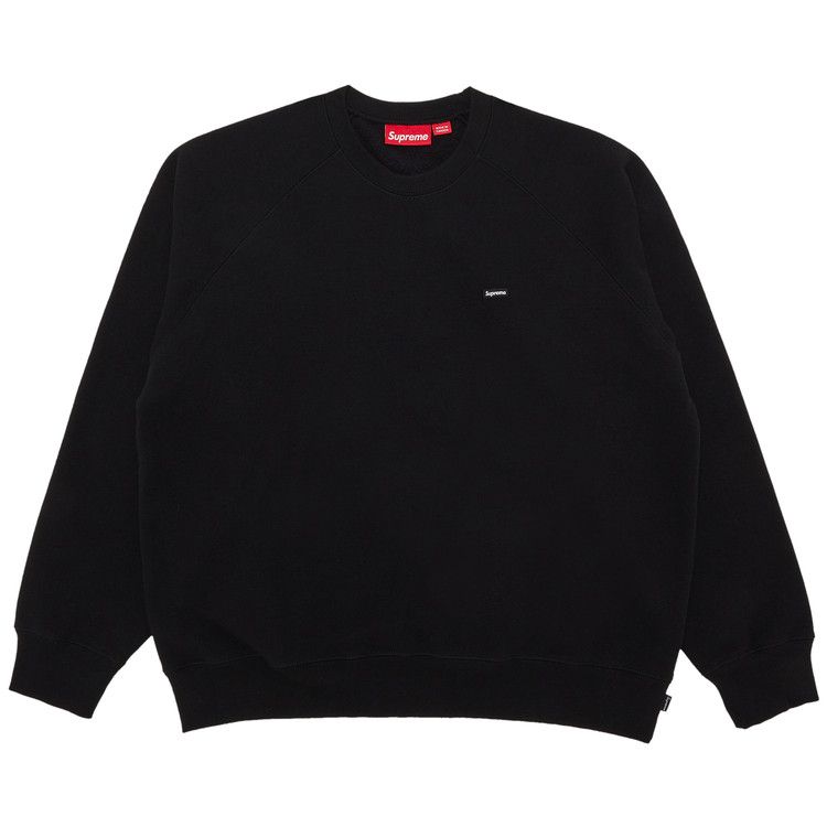 Supreme Small Box Raglan Crewneck 'Black'