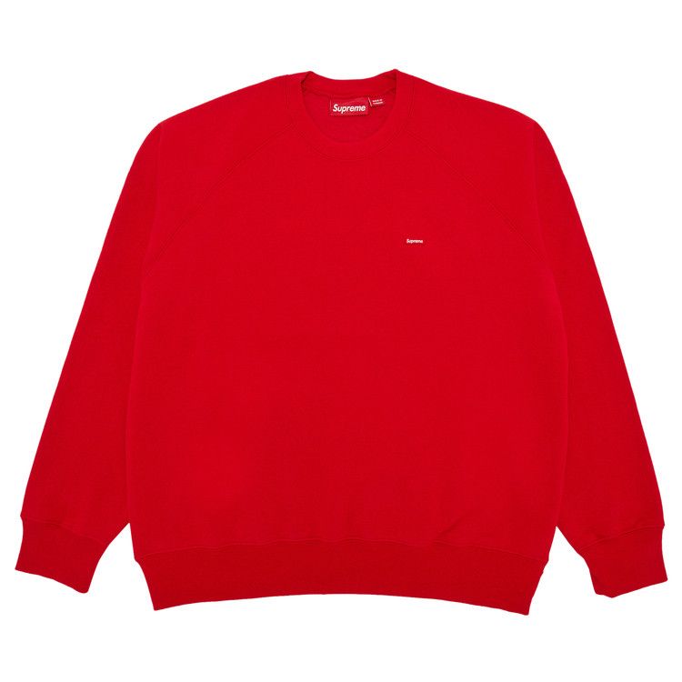 Supreme Small Box Raglan Crewneck 'Red'