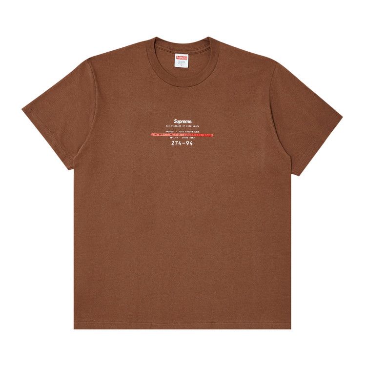 Supreme Standard Tee 'Brown'