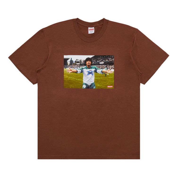 Supreme Maradona Tee 'Brown'