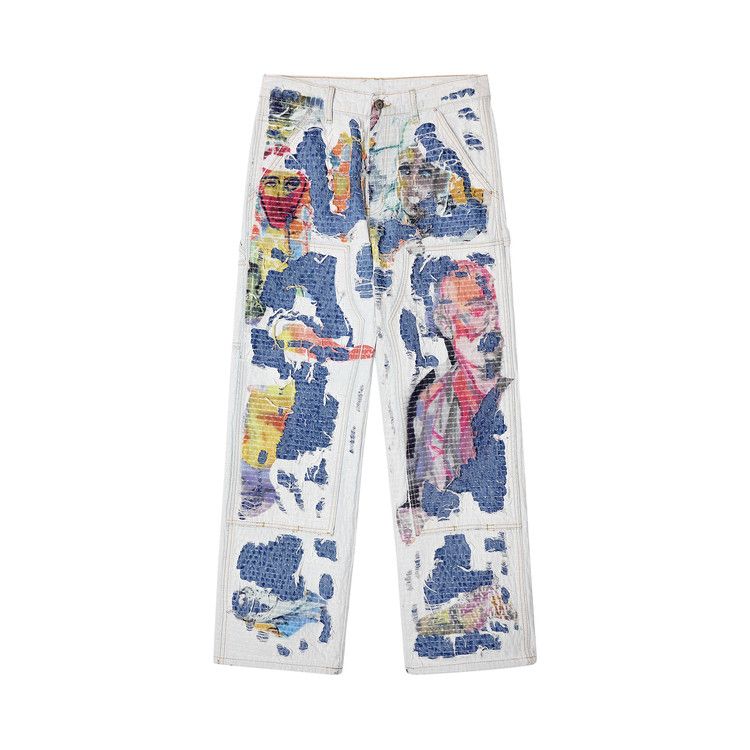 KidSuper Boro Stitched Double Knee Pant 'Multicolor'