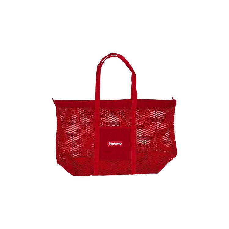 Supreme Mesh Tote Bag 'Red'