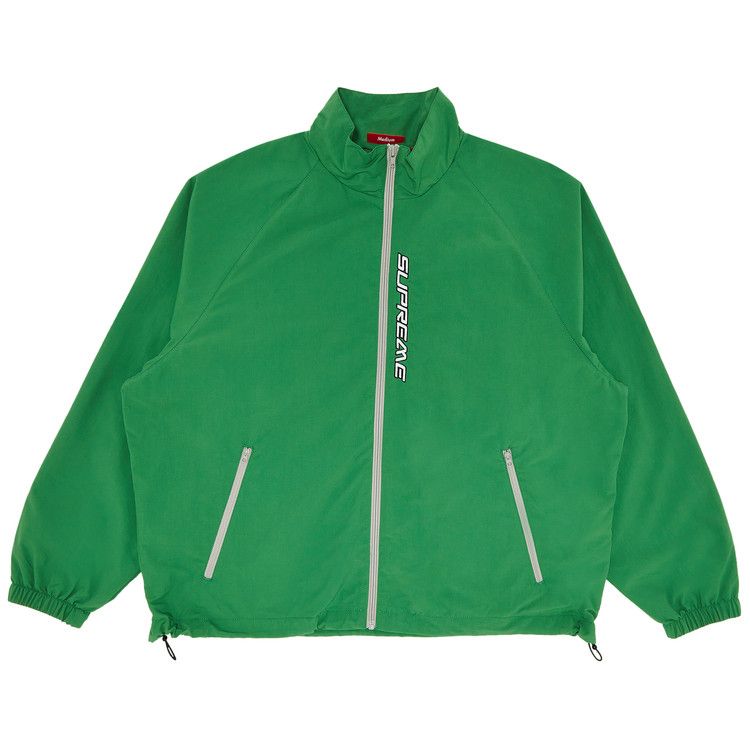 Supreme Contrast Zip Track Jacket 'Green'