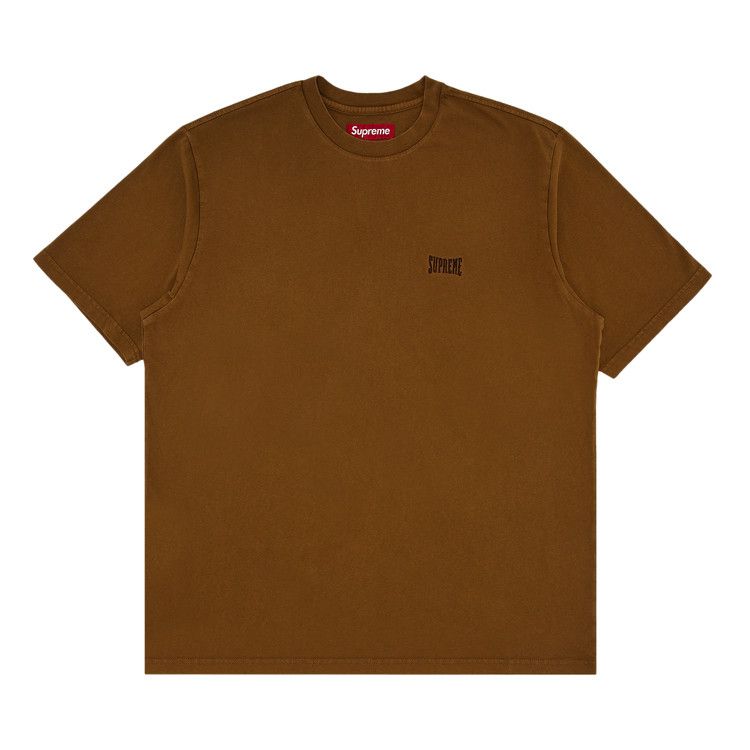 Supreme Warm Up Washed Short-Sleeve Top 'Brown'