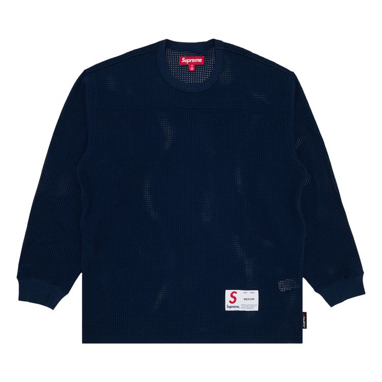 Supreme Polartec Mesh Long-Sleeve Football Top 'Navy'