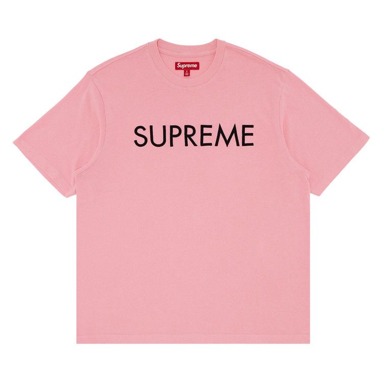 Supreme Capital Short-Sleeve Top 'Pink'