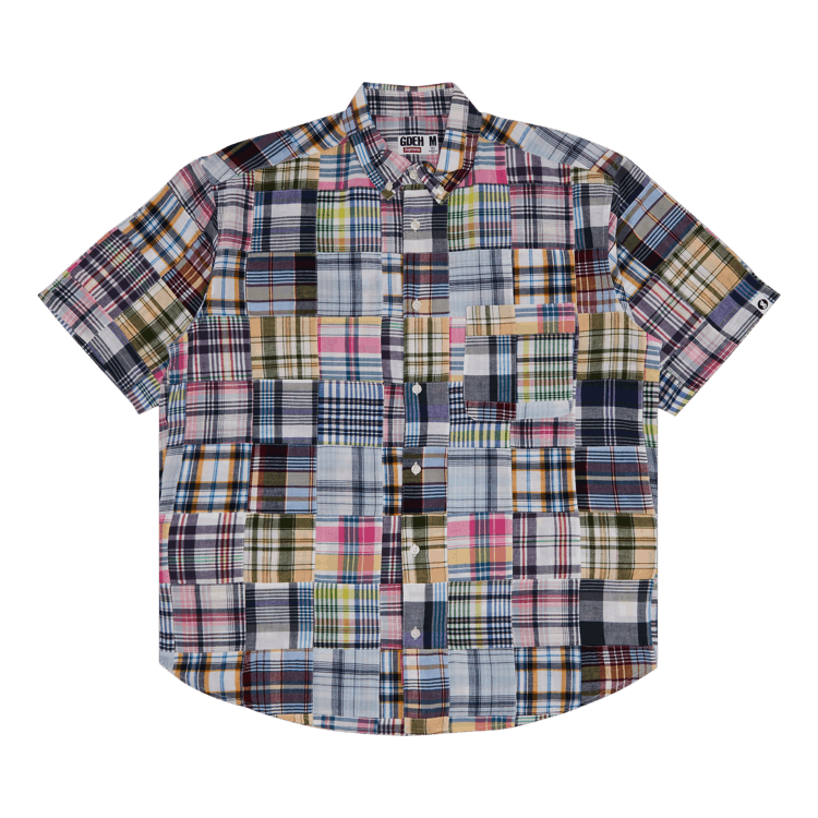 Supreme x Goodenough Patchwork Madras Short-Sleeve Shirt 'Multicolor'