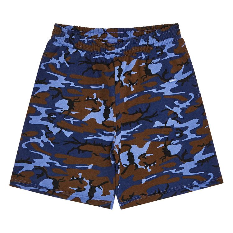 Supreme Small Box Sweatshort 'Blue Camo'