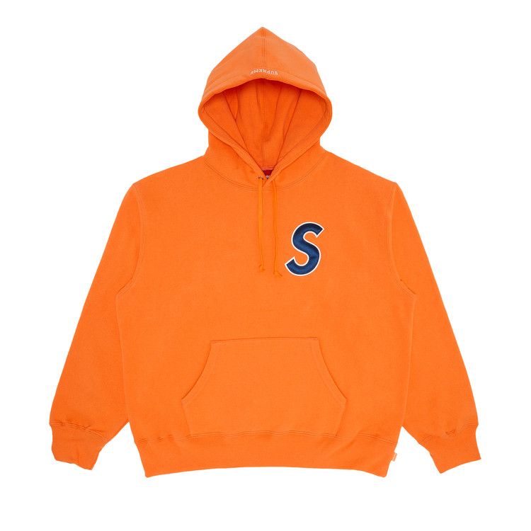 Supreme S Logo Hooded Sweatshirt 'Light Orange'