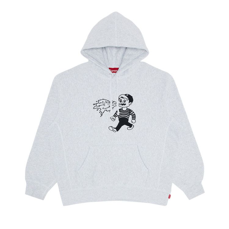 Supreme x Homerun Hooded Sweatshirt 'Ash Grey'