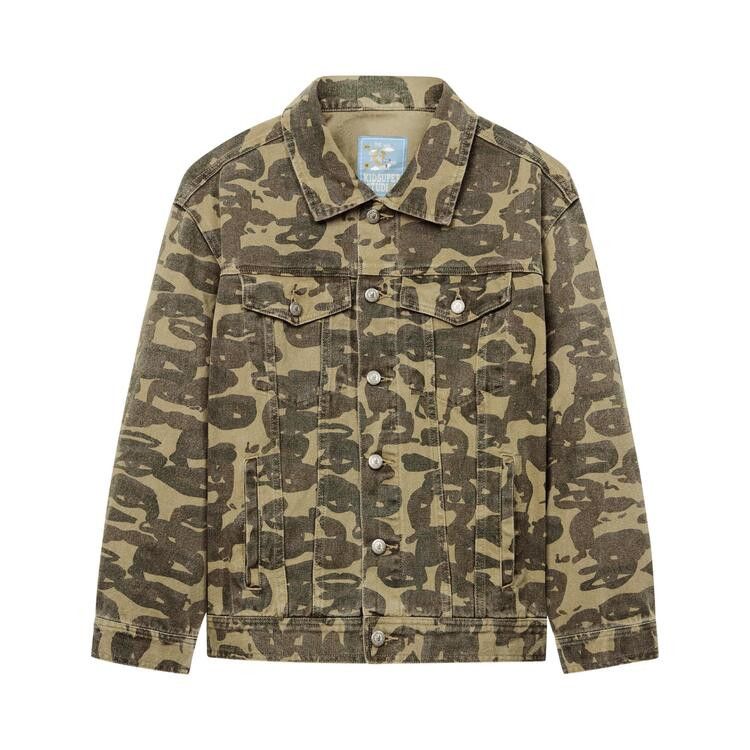 KidSuper Face Camo Jacket 'Dark Green'