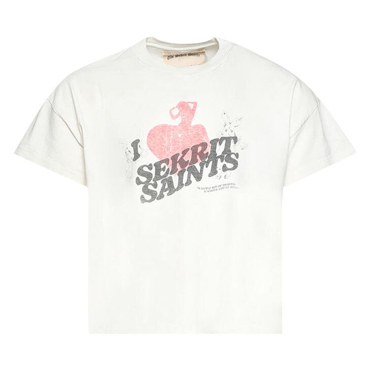 SEKRIT SAINTS Gentlemen's Club T-Shirt 'Vintage White'
