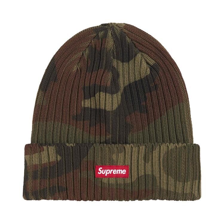 Supreme Overdyed Beanie 'Woodland Camo'
