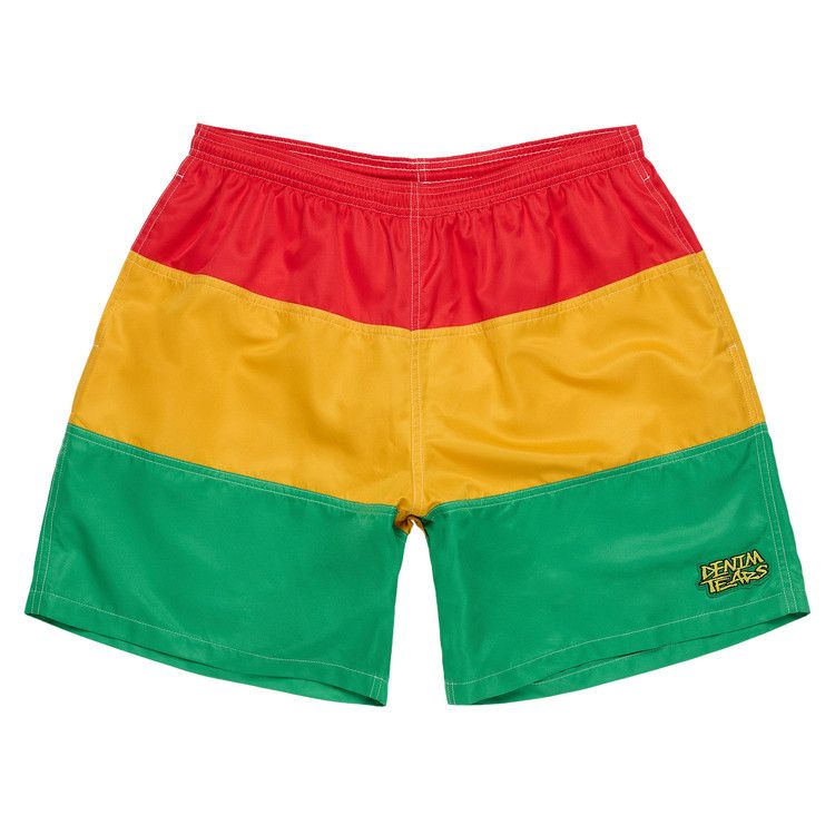 Denim Tears Every Tear Swim Trunks 'Red/Yellow/Green'