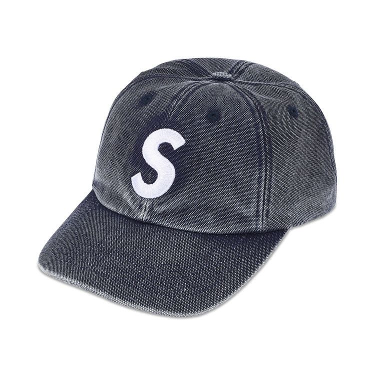 Supreme Pigment Coated S Logo 6-Panel 'Navy'