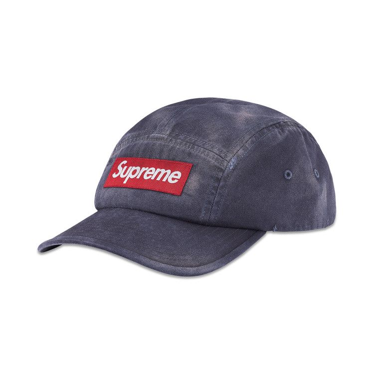 Supreme Overdyed Camp Cap 'Navy'