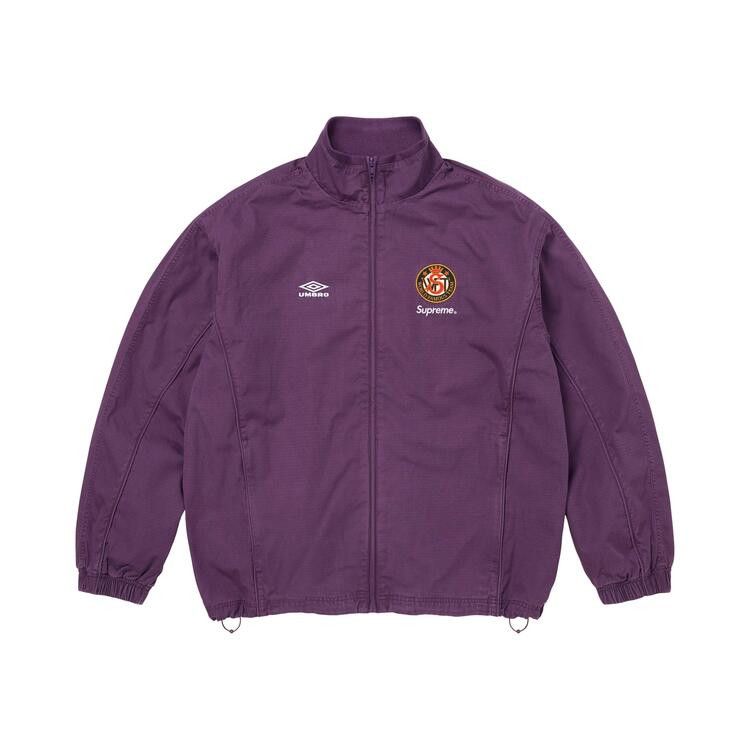 Supreme x Umbro Cotton Ripstop Track Jacket 'Plum'