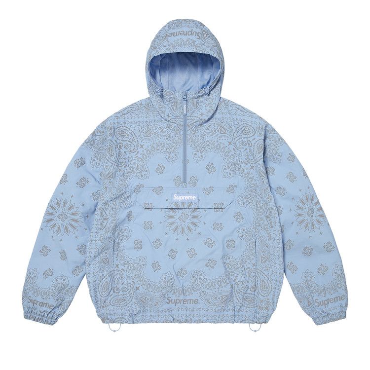 Supreme Reflective Bandana Anorak 'Light Blue'