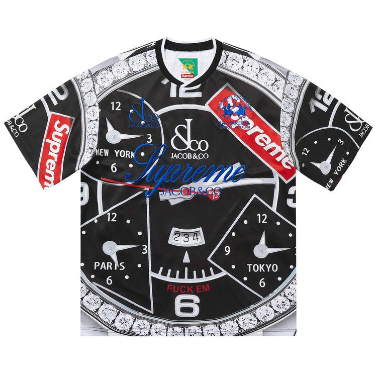 Supreme x La Martina x Jacob & Co Jersey 'Black'
