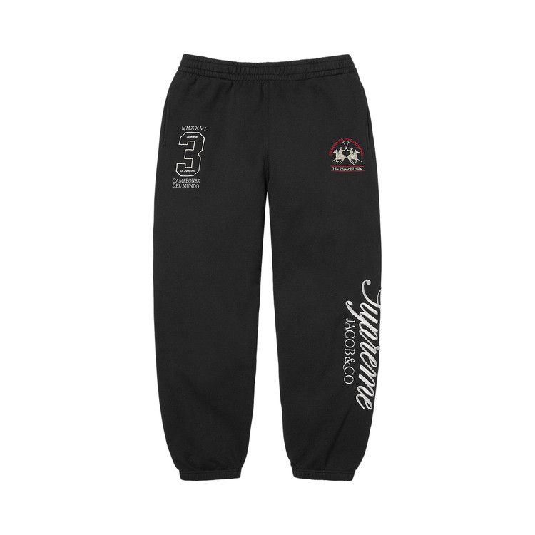 Supreme x La Martina x Jacob & Co Sweatpant 'Black'