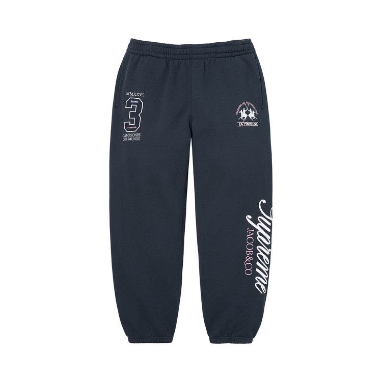 Supreme x La Martina x Jacob & Co Sweatpant 'Navy'
