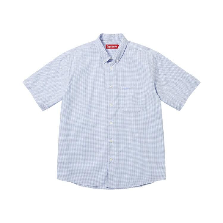 Supreme Gingham Short-Sleeve Shirt 'Blue'
