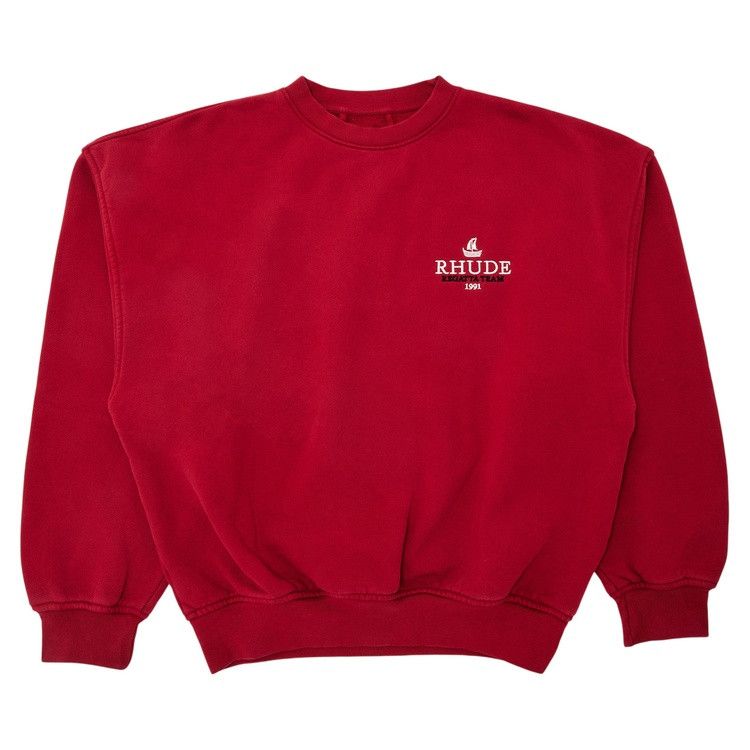 Rhude Mariner Regatta Crewneck 'Vintage Red/White'