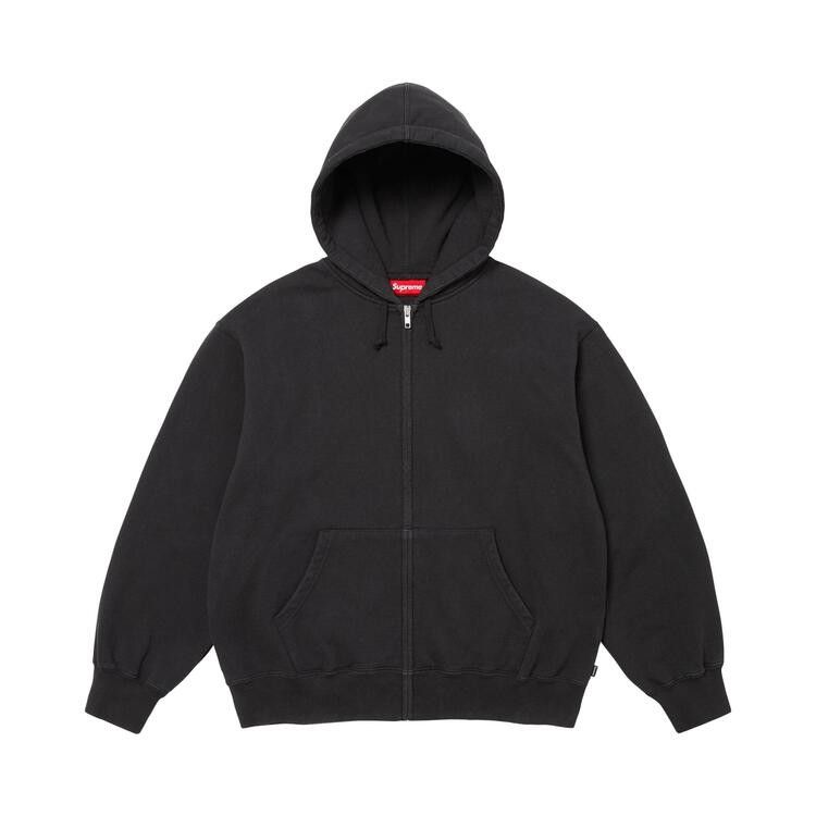 Supreme Cut Out Zip Up Hooded Sweatshirt 'Black'