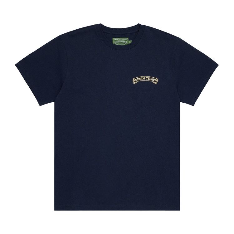 Denim Tears Adg Banner Tee 'Navy'