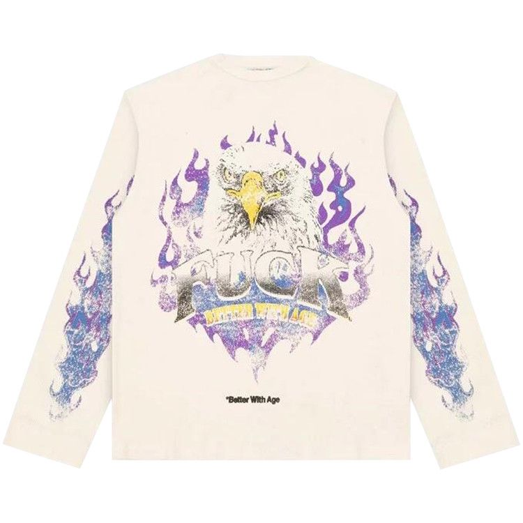 *Better With Age Vanity Waffle Long-Sleeve 'Ivory'