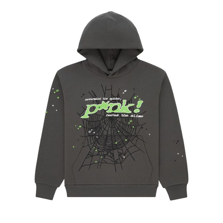 Sp5der Sp5 Punk Pullover Hoodie 'Slate'