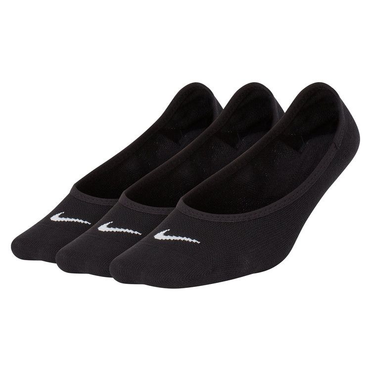 Nike Everyday Lightweight Footie Socks (3 Pairs) 'Black/White'