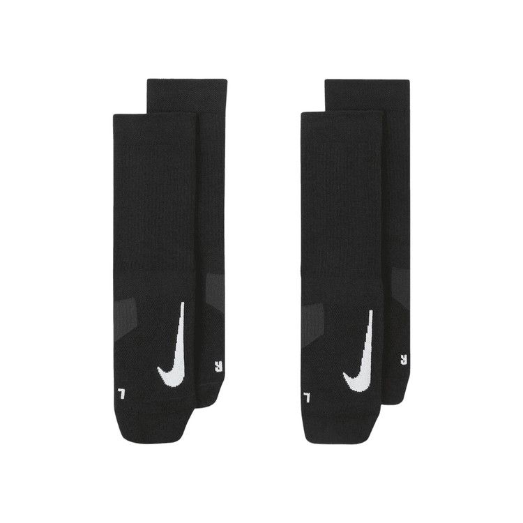 Nike Multiplier Crew Sock (2 Pairs) 'Black/White'