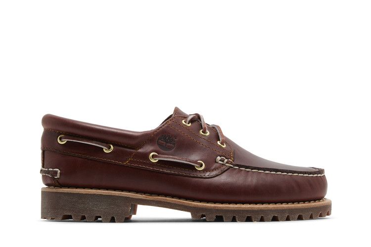 Timberland 3-Eye Lug Handsewn Boat 'Burgundy'