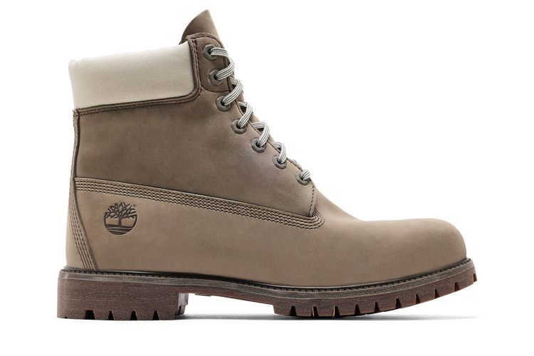 Timberland 6 Inch Premium Waterproof Boot 'Grey Nubuck Light Green'