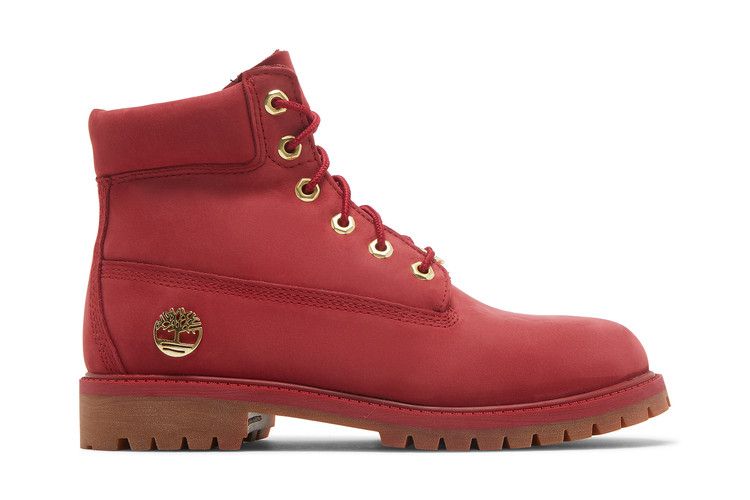 Timberland 6 Inch Premium Boot Junior 'Dark Red'