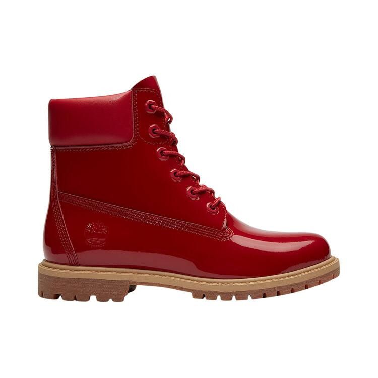Timberland Wmns 6 Inch Premium Waterproof Boot 'Red Patent Leather'