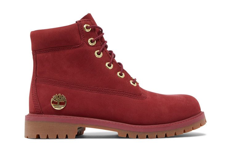 Timberland 6 Inch Premium Junior 'Burgundy'