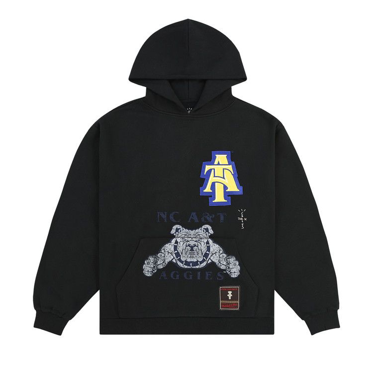 Cactus Jack by Travis Scott x Mitchell & Ness North Carolina A&T University Hoodie 'Black'