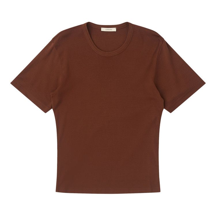 Lemaire Rib T-Shirt 'Brunette'