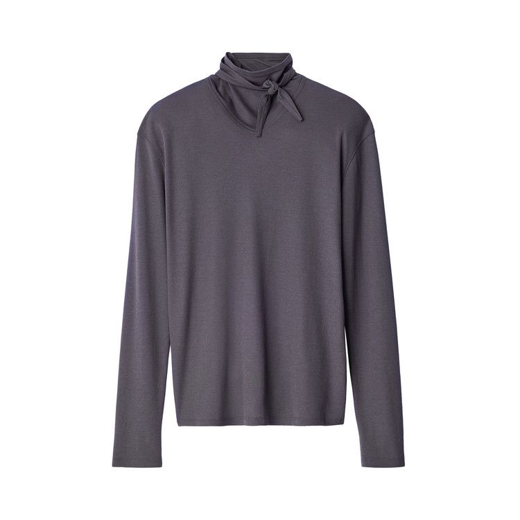 Lemaire Long-Sleeve Foulard Top 'Basalt'