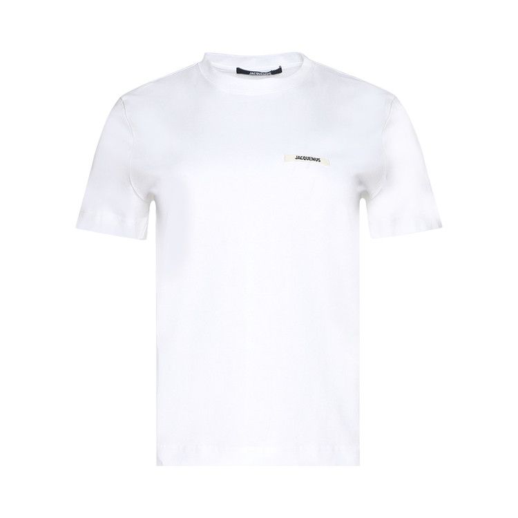 Jacquemus Le T-Shirt Gros Grain 'White'