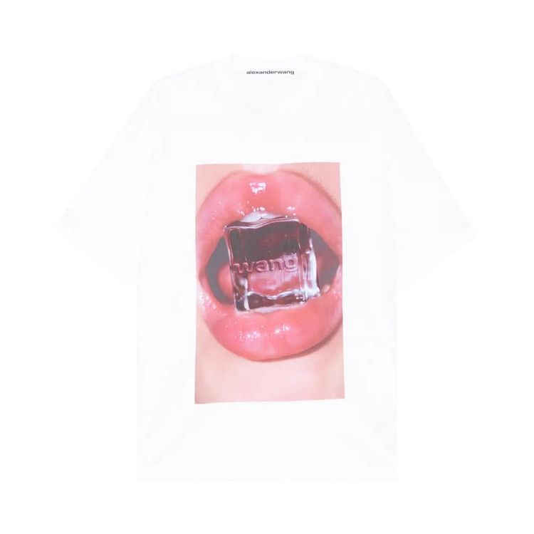 Alexander Wang Ice Cube Graphic Short-Sleeve Tee 'Vintage White'
