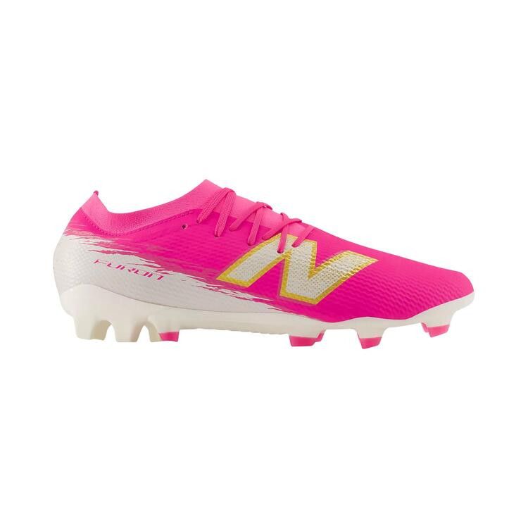 New Balance Furon Team FG V8 'Pink Heat Sea Salt Gold Metallic'