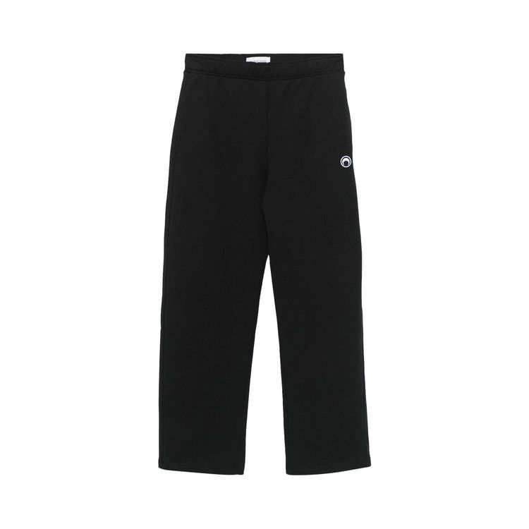 Marine Serre Moon Logo Fleece Sweatpants 'Black'