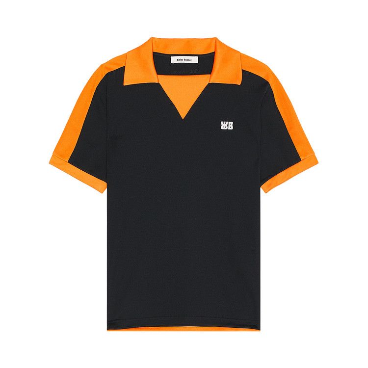 Wales Bonner Home Jersey Polo 'Black/Orange'