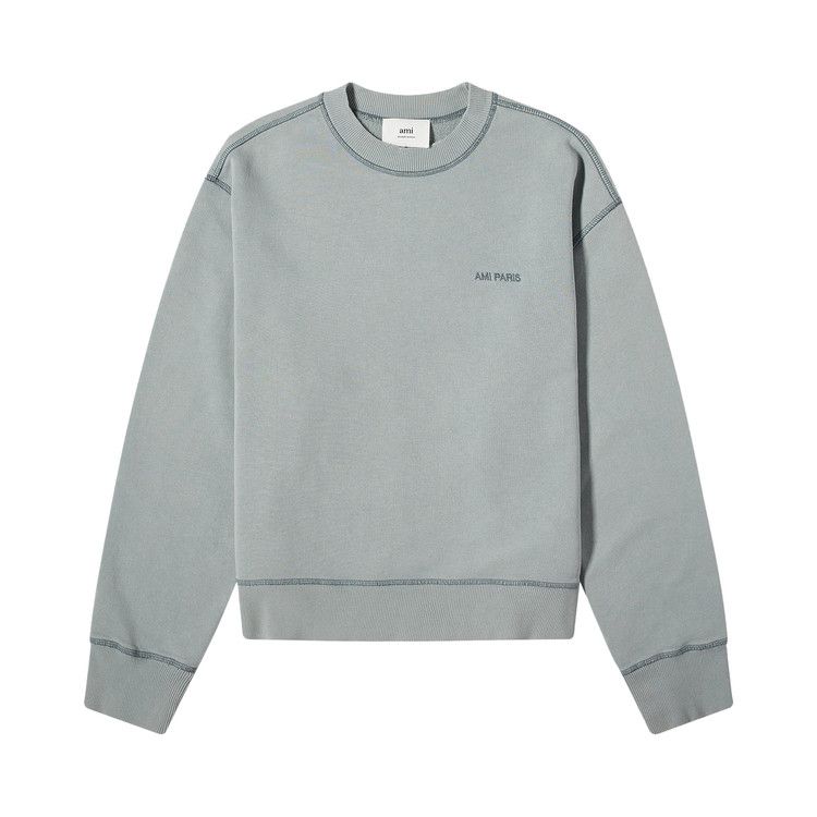 Ami Fade Out Sweatshirt 'Aqua Marine'