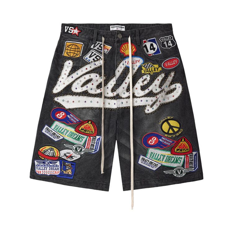 Vale Forever Black 1980s Jorts 'Black/Wash'
