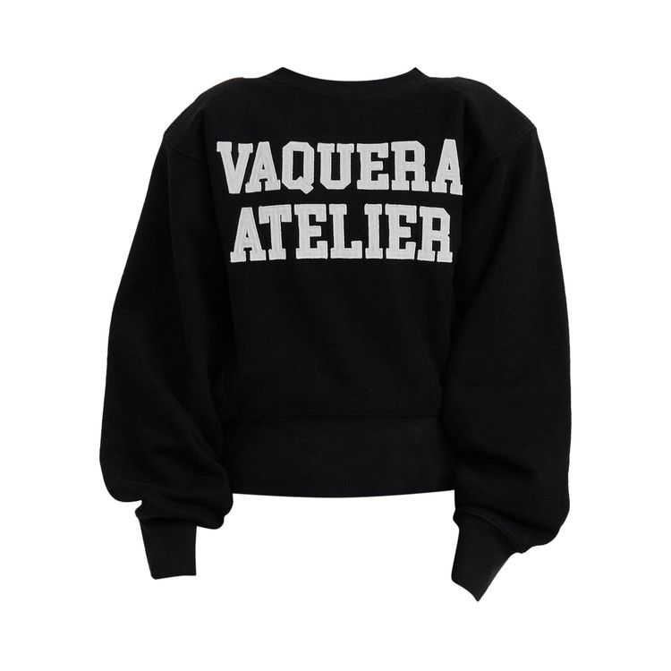 VAQUERA Logo Sweatshirt with Shoulder Pads 'Black'